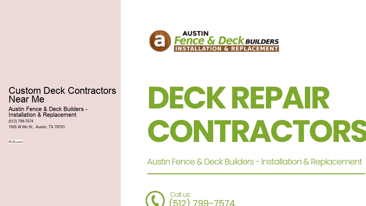 Custom Deck Contractors Near Me