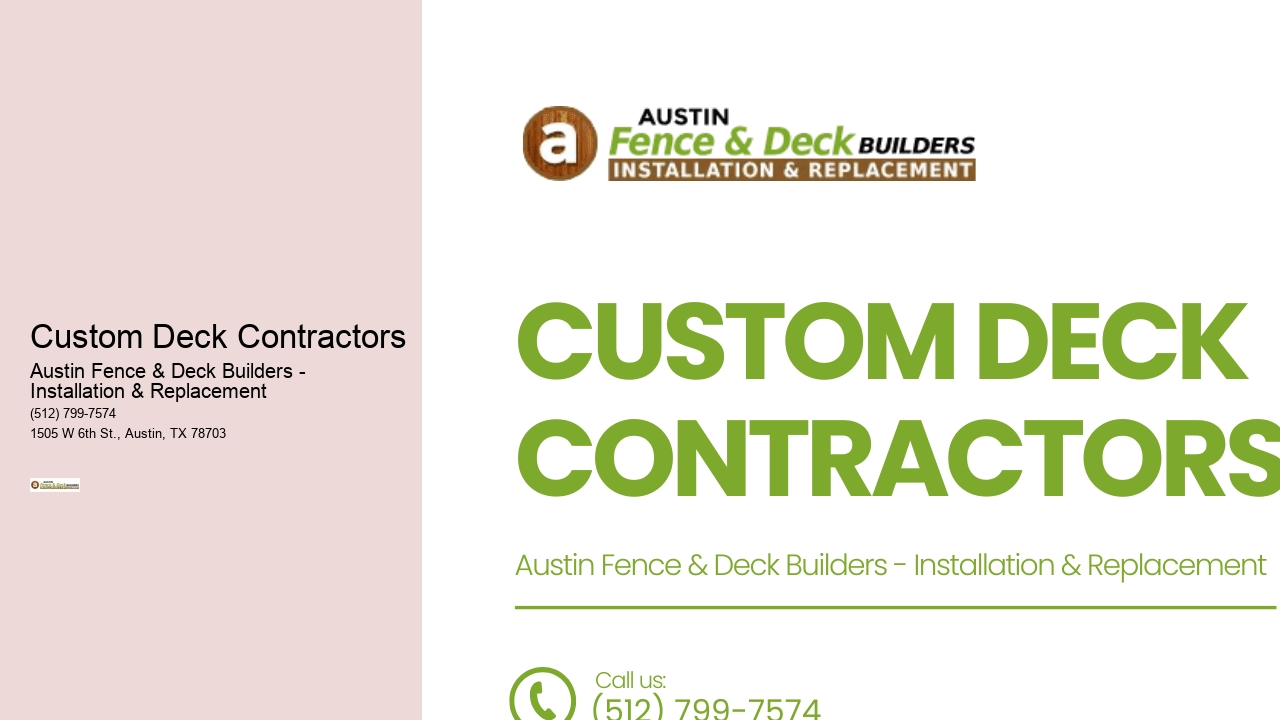 Custom Deck Contractors