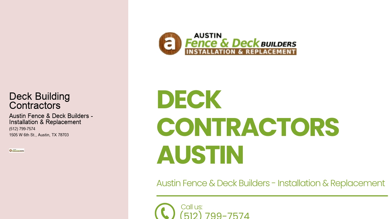 Deck Building Contractors