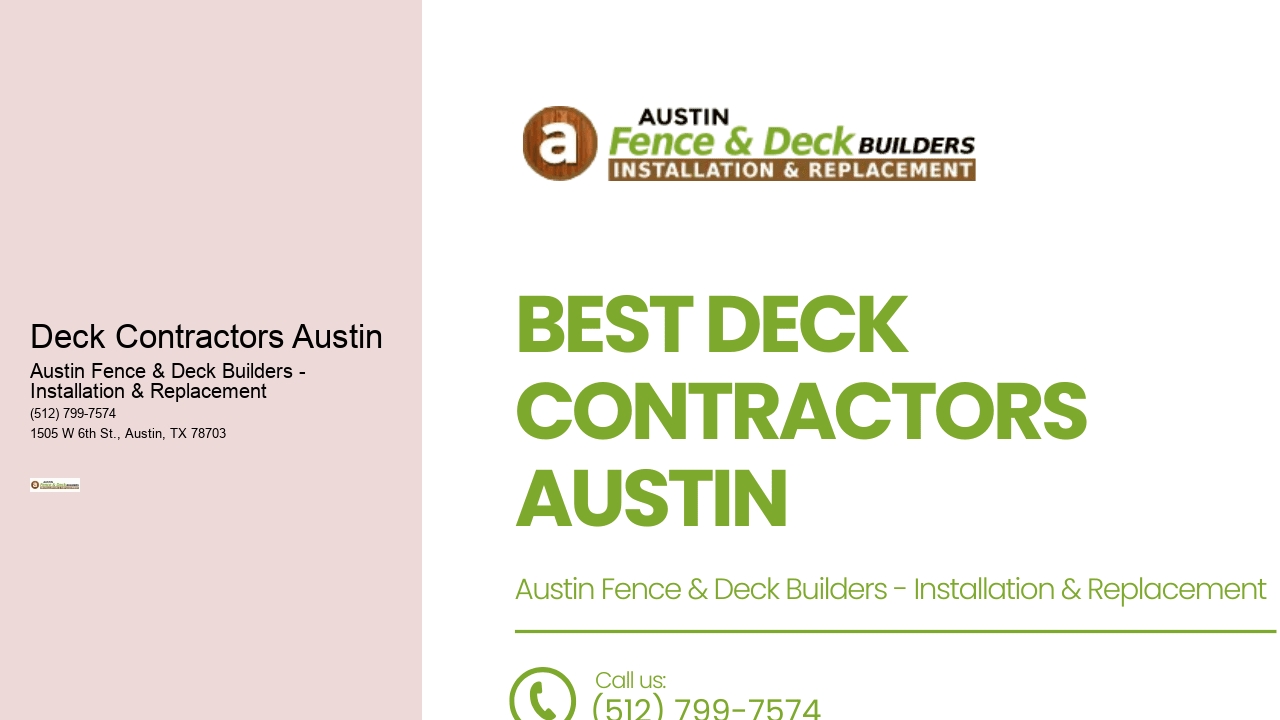 Deck Contractors Austin