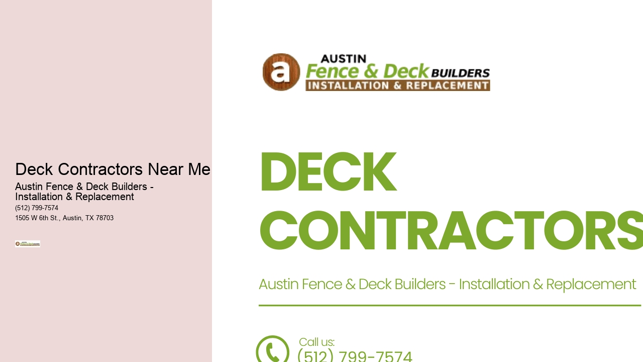 Deck Contractors Near Me