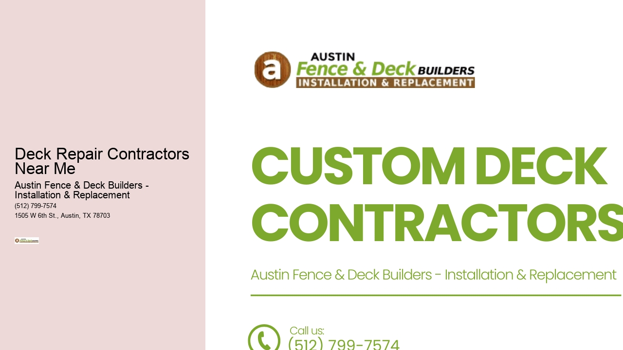 Deck Repair Contractors Near Me